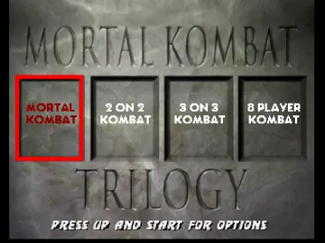 Mortal Kombat Trilogy (Europe) screen shot title